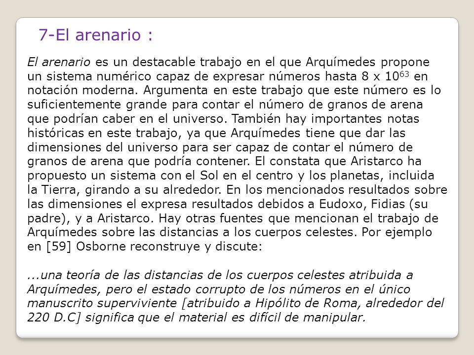 arenario arquimedes